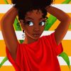 Cute Afro Girl paint by numbers