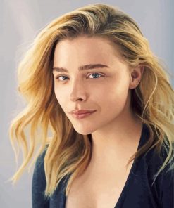USA Actress Chloe Moretz paint by numbers