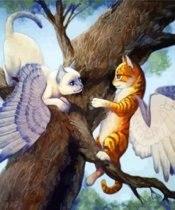 Angel Cats paint by numbers