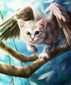 Angel Kitty paint by numbers