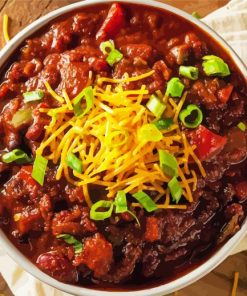 Beef Chilli Con Carn paint by number