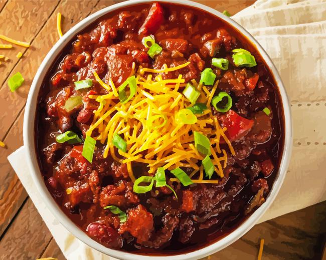 Beef Chilli Con Carn paint by number