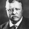 Black And White Theodore Roosevelt paint by number