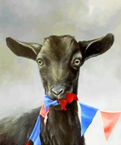 Cute Baby Goat paint by number