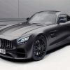 Black Mercedes Amg Gt paint by numbers