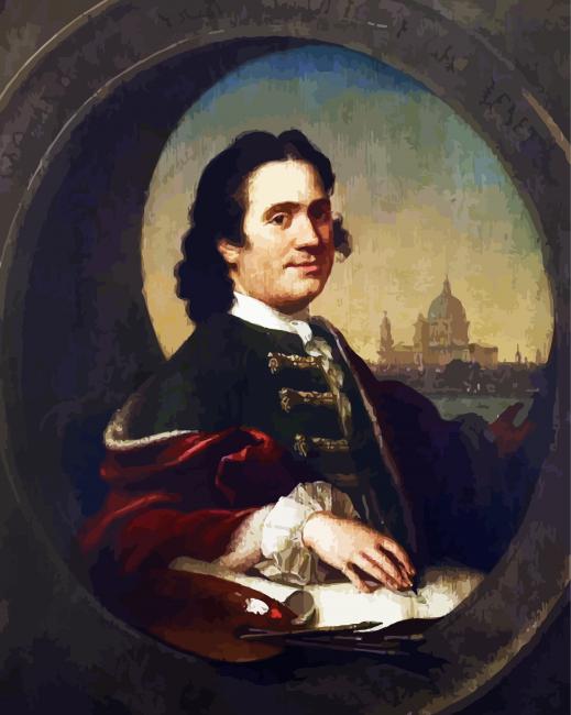 Canaletto Antonio Portrait paint by number