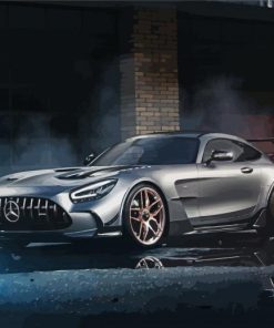 Cool Mercedes Amg Gt paint by numbers