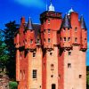 Craigievar Castle In Alford Scotland paint by number