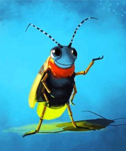 Cute Firefly paint by numbers