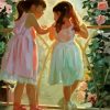 Cute Baby Sisters paint by numbers