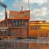 Fantasy Houseboat paint by numbers