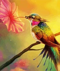 Fantasy Hummingbird paint by numbers