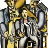 Fernand Leger Three Musicians paint by numbers