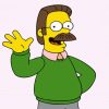 Flanders Anime Character paint by numbers