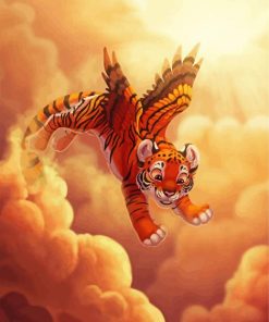 Flying Tiger paint by numbers