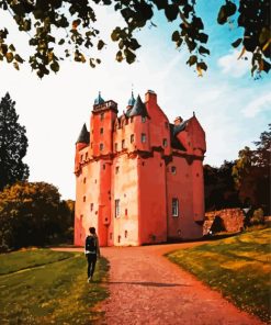 Follow Me To Craigievar Castle Alford paint by number