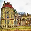 Fonthill Castle Doylestown paint by number