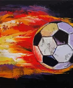 Football Art paint by number