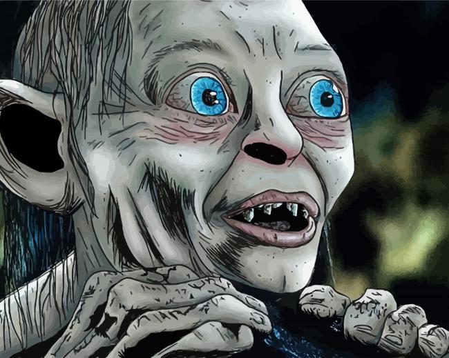 Gollum paint by number