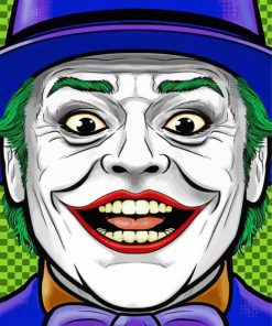 Joker Illustration paint by number