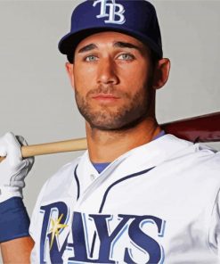 Kevin Kiermaier Rays paint by number