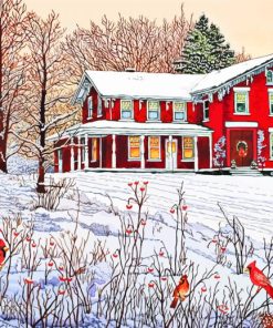 Kings Cardinals Eden Ny Thelma Winter paint by numbers