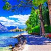 Lake Garda Italy Europe paint by number