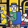 Leger The Man In The Blue Hat paint by numbers