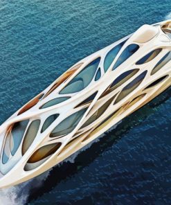 Luxury Yacht paint by number