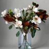 Magnolia Glass Vase paint by numbers