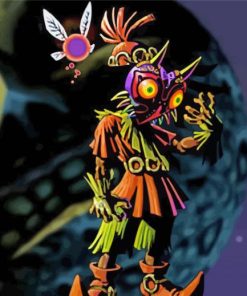 Majorasmask Animation paint by numbers