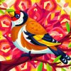 Mandala Bird paint by number