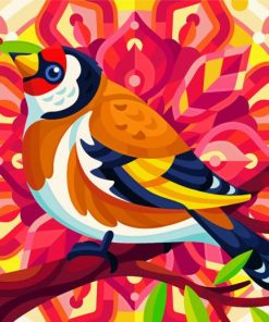 Mandala Bird paint by number