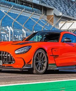 Mercedes Amg Gt paint by numbers
