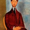 Modigliani Portrait Of Leopold Zborowski paint by number