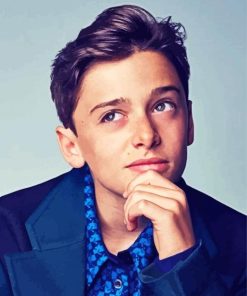 Noah Schnapp Young Actor paint by number
