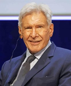 Old Harrison Ford paint by number
