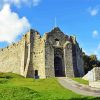 Oystermouth Castle Swansea paint by number