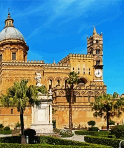 Palermo Cathedral paint by number