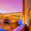 Ponte Vecchio Bridge Florence Italy paint by numbers
