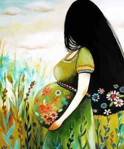 Pregnant Woman Art paint by number