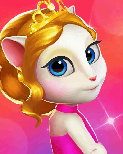 Princess Angela paint by number