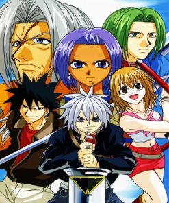 Rave Master Manga Anime Characters paint by number