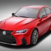 Bloody Red Lexus Car paint by numbers