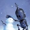 Robot And Snow paint by number