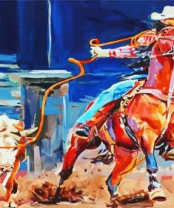 Rodeo paint by number