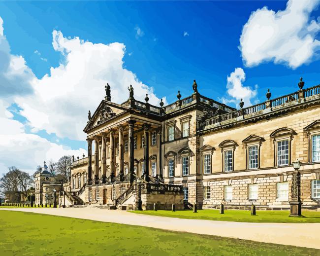 Sheffield Wentworth House paint by numbers