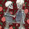 Skeleton Couple paint by number