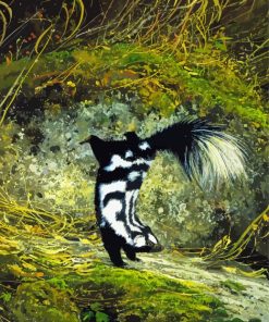 Skunk paint by number
