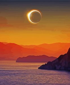 Solar Eclipse In Antarctica paint by numbers